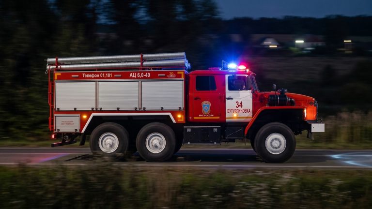 Пожар в с. Клеповка Бутурлиновского района